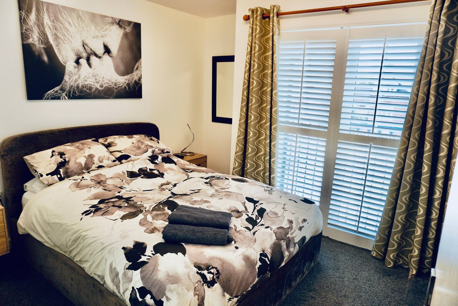 Two bedroom apartment — master bedroom